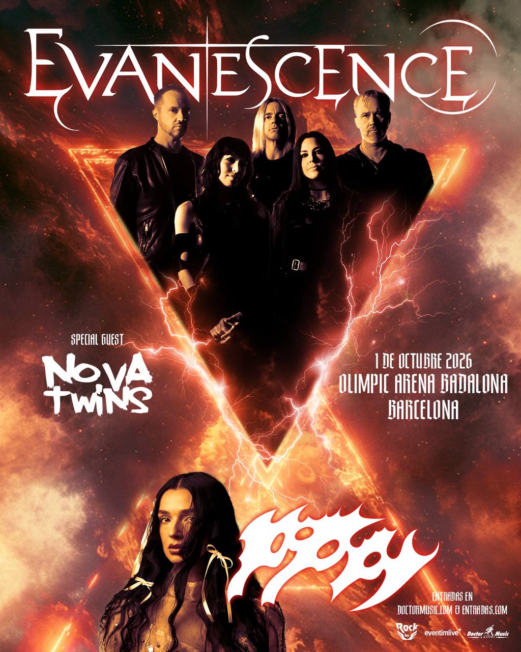 Evanescence, Poppy, Nova Twins